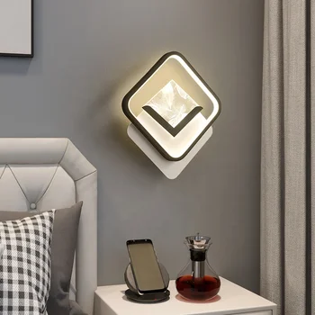 Modern simplicity style decorative living room bedroom interior wall light creative acrylic indoor led wall lamp