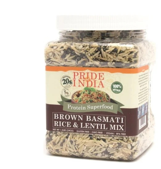 Brown Rice Lentil Protein Mix 1 5 Lb 680 Gms Jar Buy Brown Rice Broken Brown Rice Japonica Rice Product On Alibaba Com