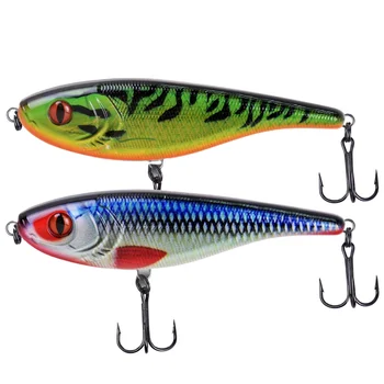 Plastic Live Bait Slow-Sinking Jerk Bait-155mm 76g Bionic Fish Lure With Hooks – Hooks – view 2