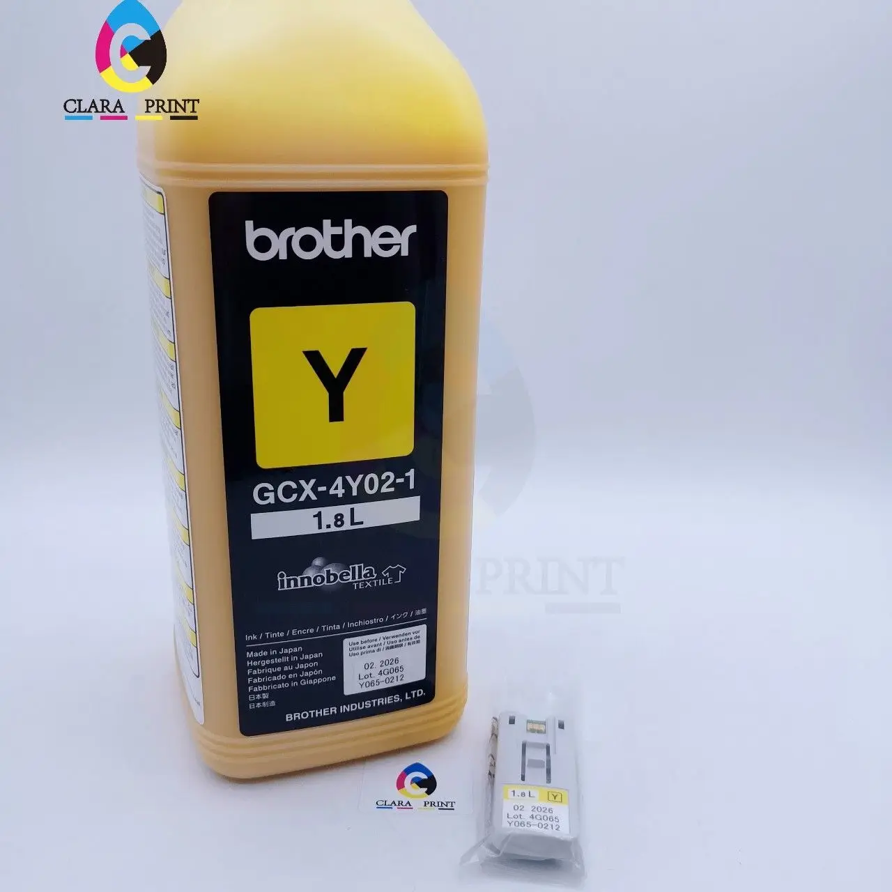 Original Brother GTX Pro Bulk Ink - 1.8L Eco-Sol Garment Inks