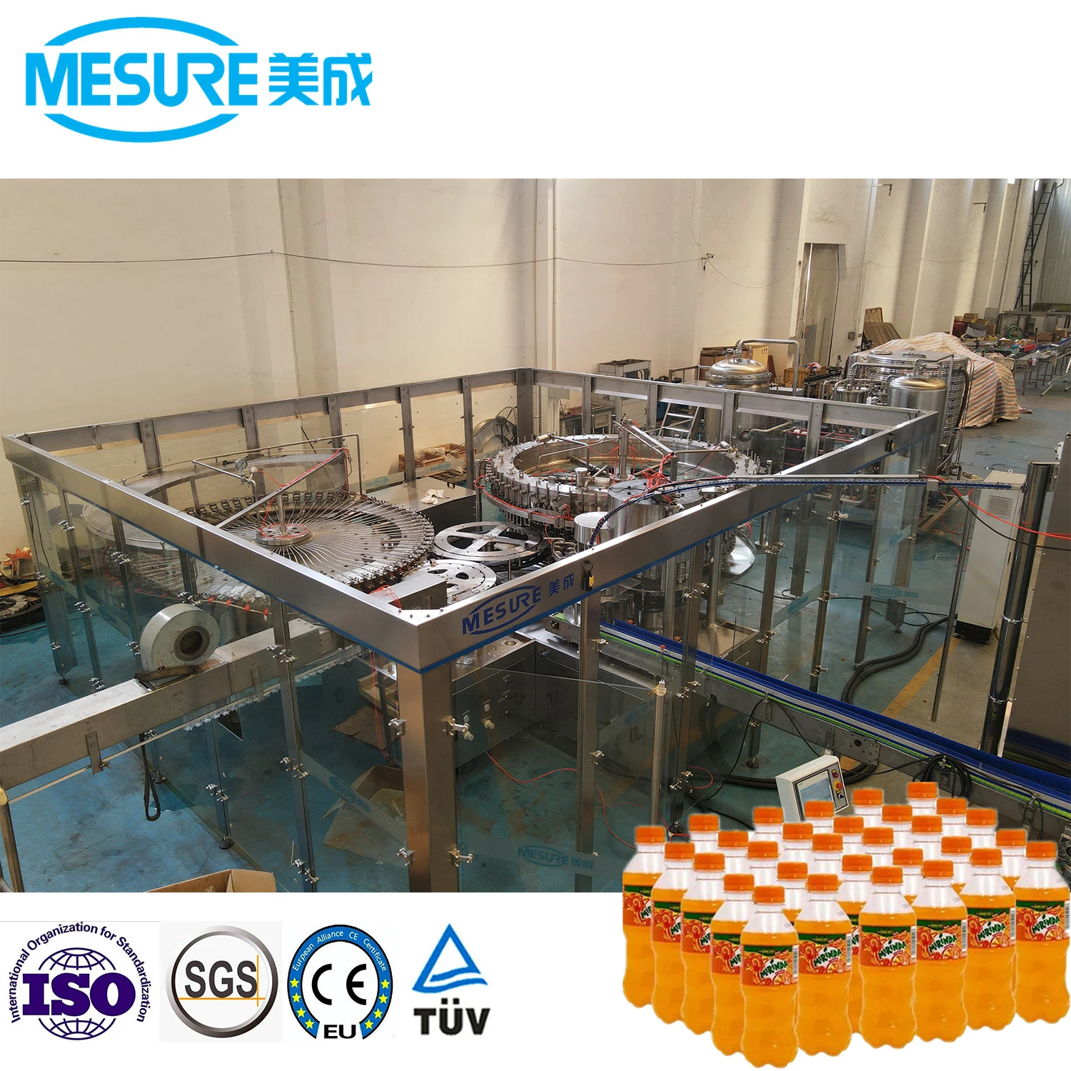 Pepsi Cola Second Hand 24000BPH Pet Bottle High Speed Carbonated Drink Filling Machine Production Line