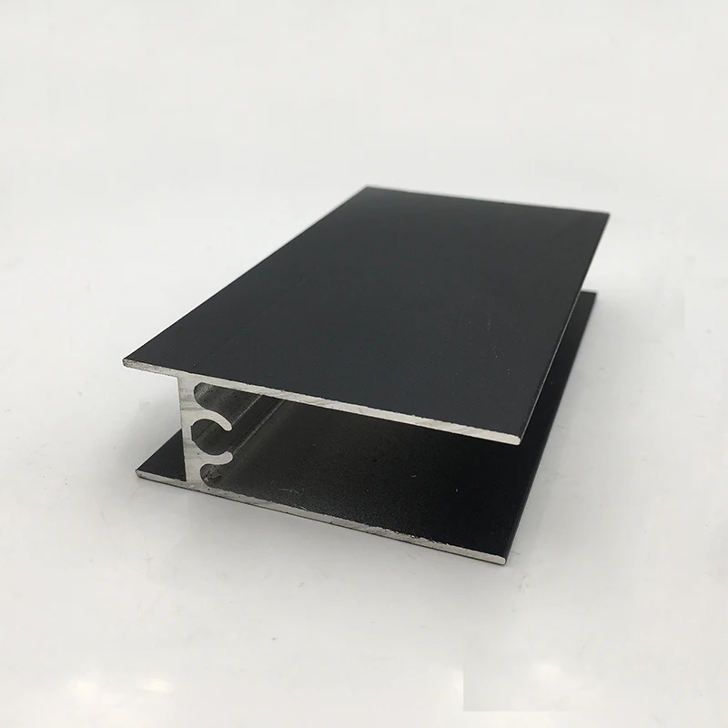 Top Bottom Track Custom Aluminium Top Bottom Track Double Track Profile