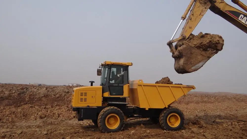 Fcy70 7 Ton Construction Mini Track Dumper Off Road Site Dump Trucks Price 4x4 Mini Dump Truck