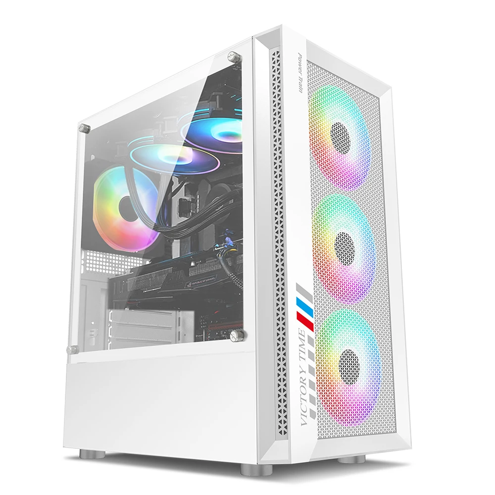 Популярный OEM белый корпус для компьютера Atx Matx ATX