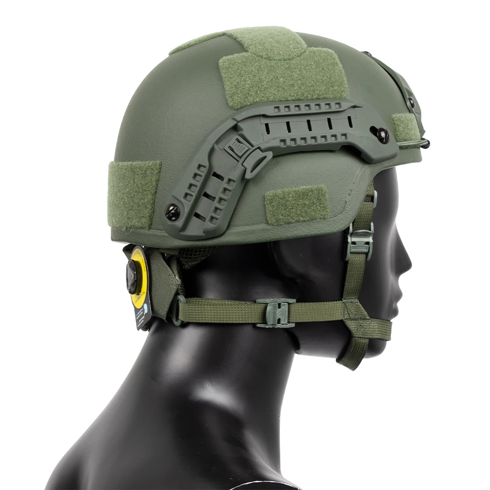 Aramid And Pe Mich Helmet With Rails New Upgrade Suspension Ear ...