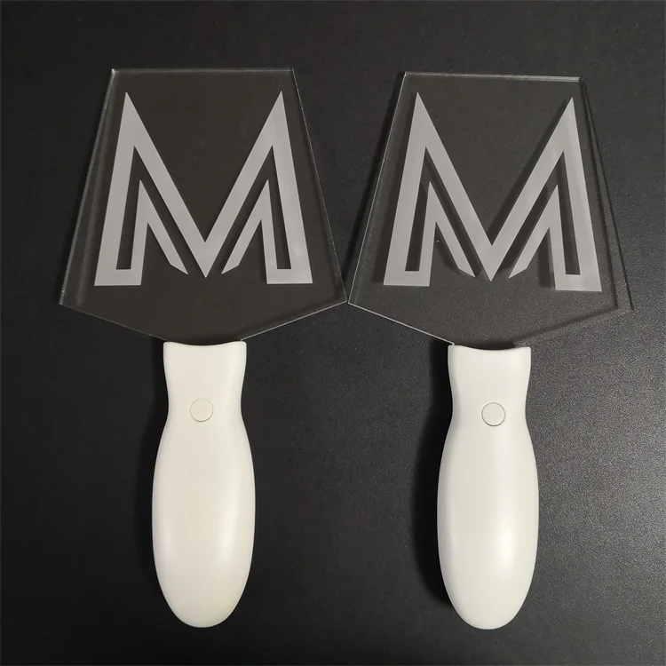 Custom Logo and Shape Acrylic LED Stick Glow in the Dark Flashing Stick for Concert Party Events Party Favor