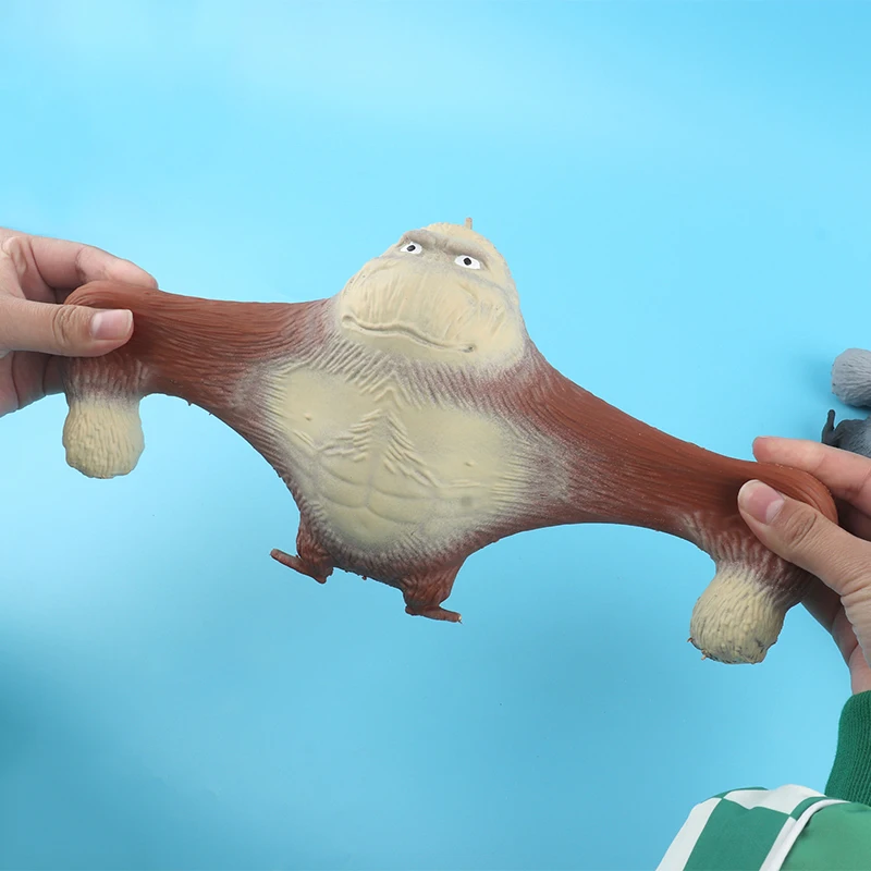Large Twisting Pulling Bending Stretch Gorilla Figure for Kids Filled With Sand Great Monkey Toy