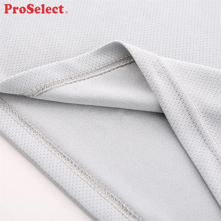 Дышащая майка для баскетбола Proselect из 100% полиэстера черного и серого цвета