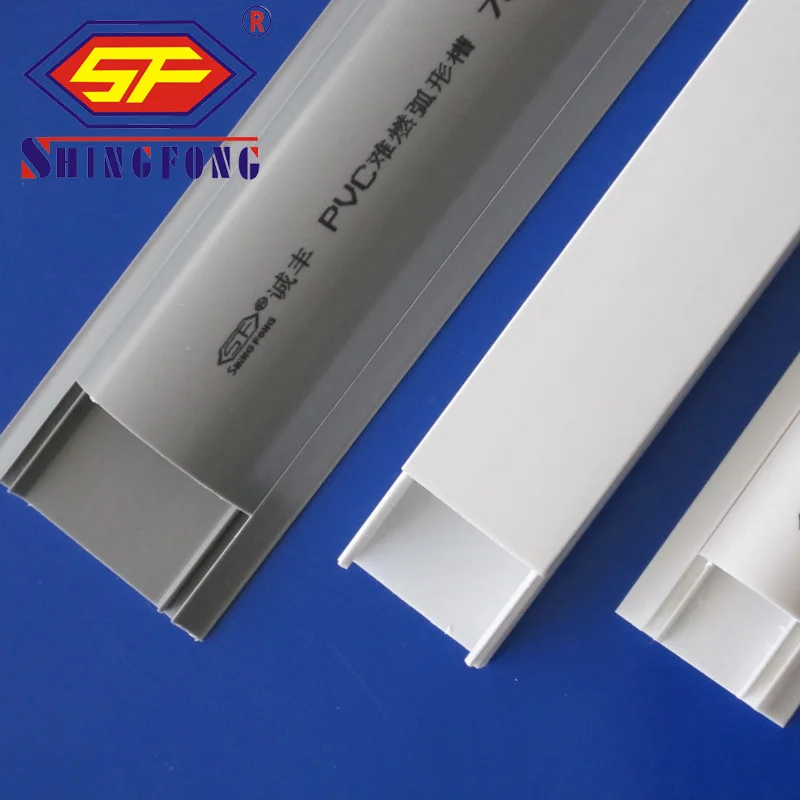Electrical PVC Wire Casing PVC Floor Cable Protector Half Round Cable Trunking Duct