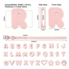 Pink-L(30 letters+1 collar)