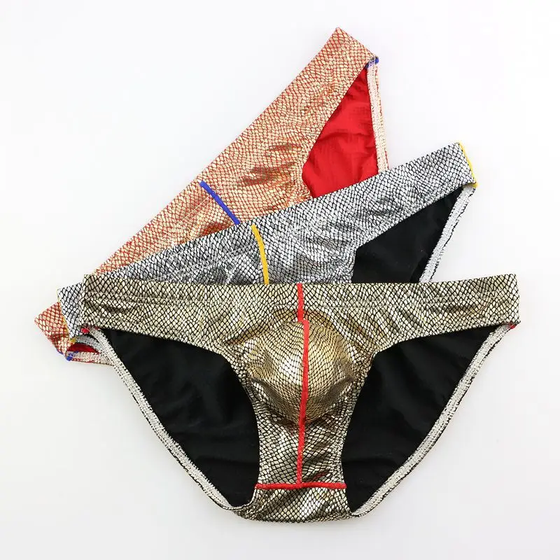 Custom Logo Shiny Polyester Mens Underwear Briefs - Buy Mens Underwear ...