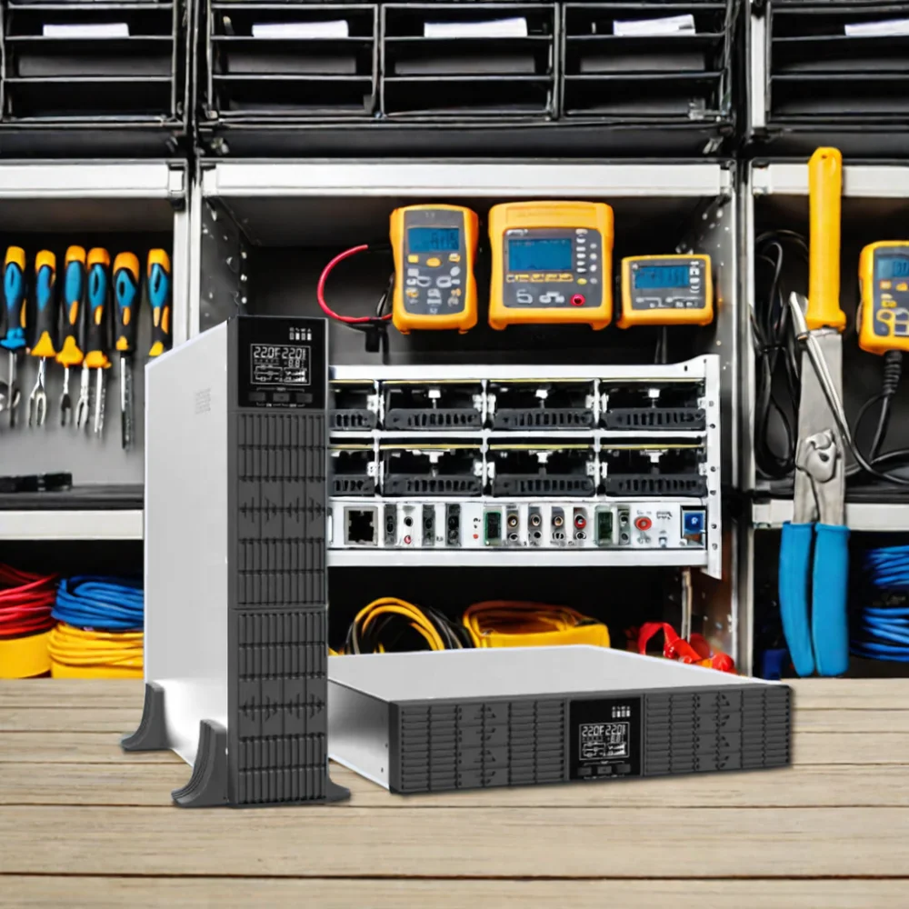 Local Backup Rack Based Rack Mounted High Frequency 1KVA-10KVA Pure Sine Long Time Backup ...