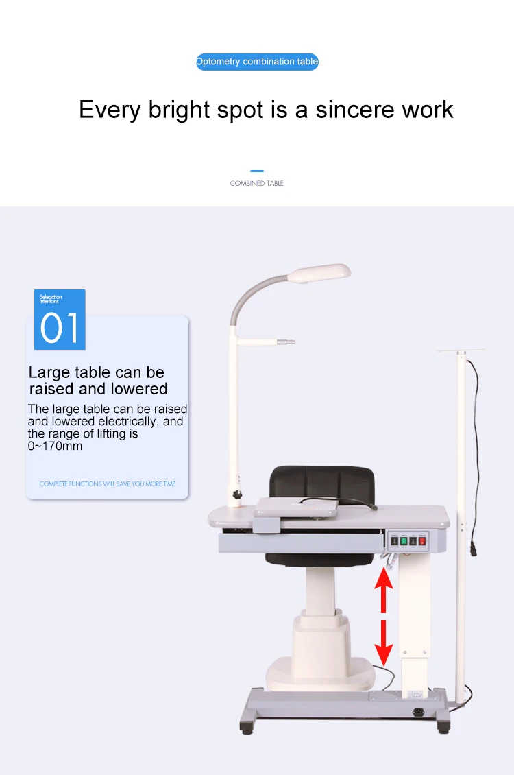 2 YEARS WARRANTY QUALITY CP-180AT Optometry Combination Table Optical Manufacturer Testing Instrument