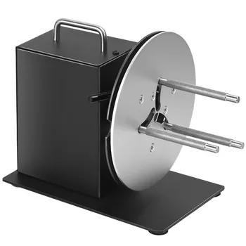 R7 Automatic Label Rewinder Machine Electric Speed Adjustable 0~8 Inch/s Self-adhesive Barcode Two-Way Digital Tag Rewinder