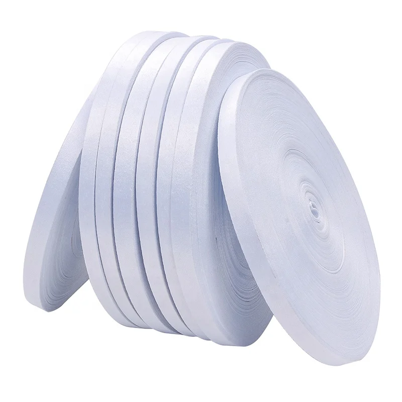 Sublimation Polyester White Printing Blank Ribbon Webbing Lanyard in Rolls