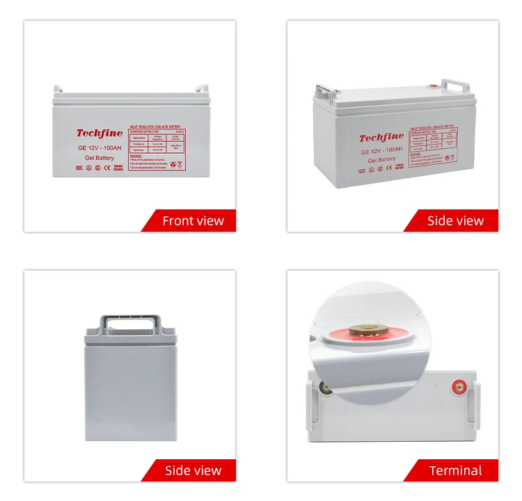 12v 100ah 200ah Gel Lead Acid Battery Battery Solar Rechargeable