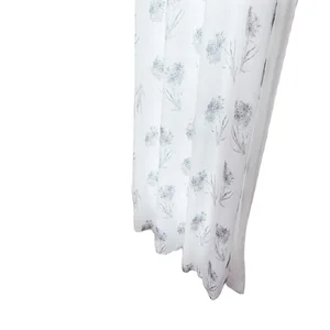 Fresh Design  100%polyester Floral Print Style  Ready Made Window Curtain