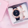 Orologio nero + bracciale + scatola