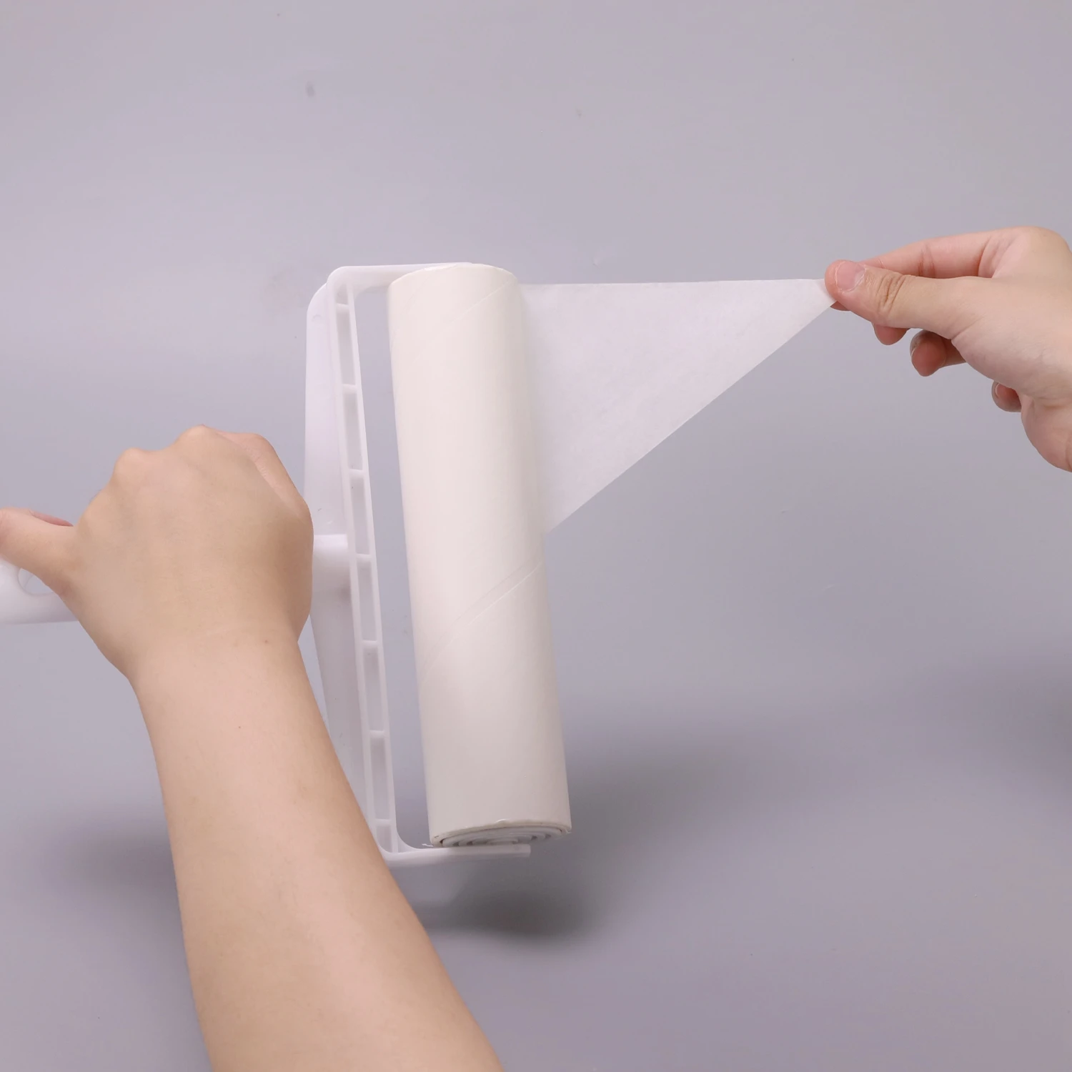 HUIFU Extra Large 60 Sheet Giant Lint Roller Manual Sticky Paper Remover for Pet Hair Cleaning