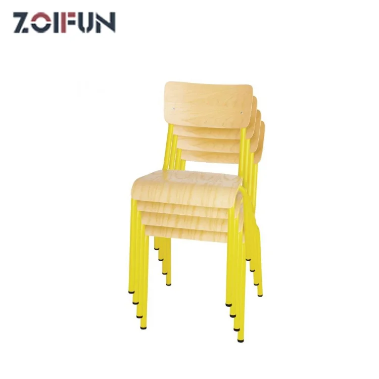 Cheap Stackable School Classroom Furniture Teacher's Chair Wooden