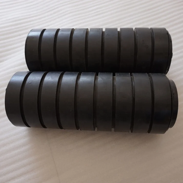 Belt Conveyor Flame Retardant Buffer Impact Idler Roller