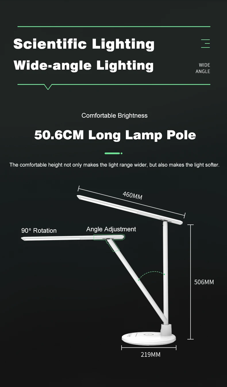 product high grade portable foldable touch control desk lamps eye caring study reading table light-46