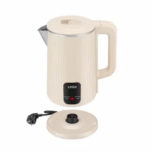 1.8L Stainless Steel Portable Electric Kettle 1500W Heating Temperature Control for Household and Outdoor Use
