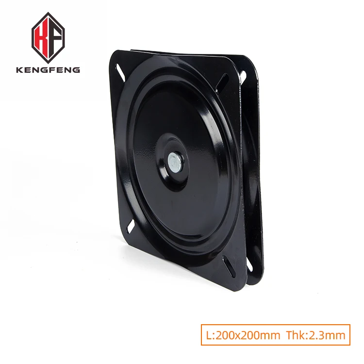 
 Мебельные стулья квадратные 200 мм поворотные пластины 360 градусов черная барная табуретка вращающаяся фурнитура поворотная пластина  