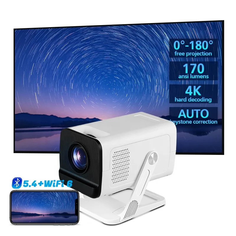 SXZ Smallest Smart Mini HD 720P Portable 4K Decode Video 170ANSI