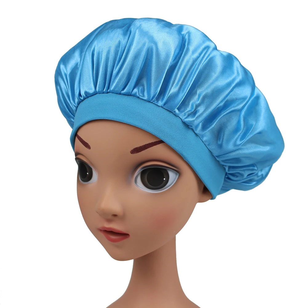 Wholesale Single Layer Satin Silk Designer Logo Kids Child