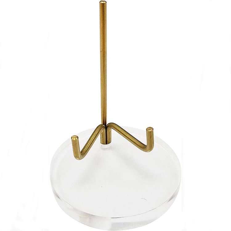 Slab Fossil Specimen Mineral Display Stand Metal Arm Acrylic Display Stand Easel