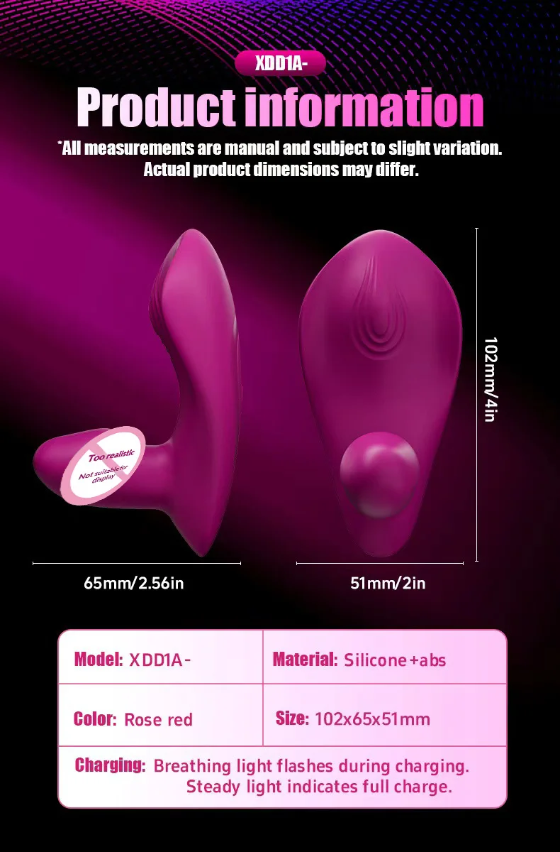 Quiet motor egg vibrator for discreet intimate use