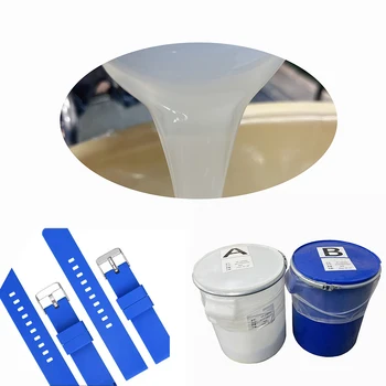 Injection Molding LSR Vapor Phase Liquid Silicone Rubber Raw Material for Watchbelt Tableware