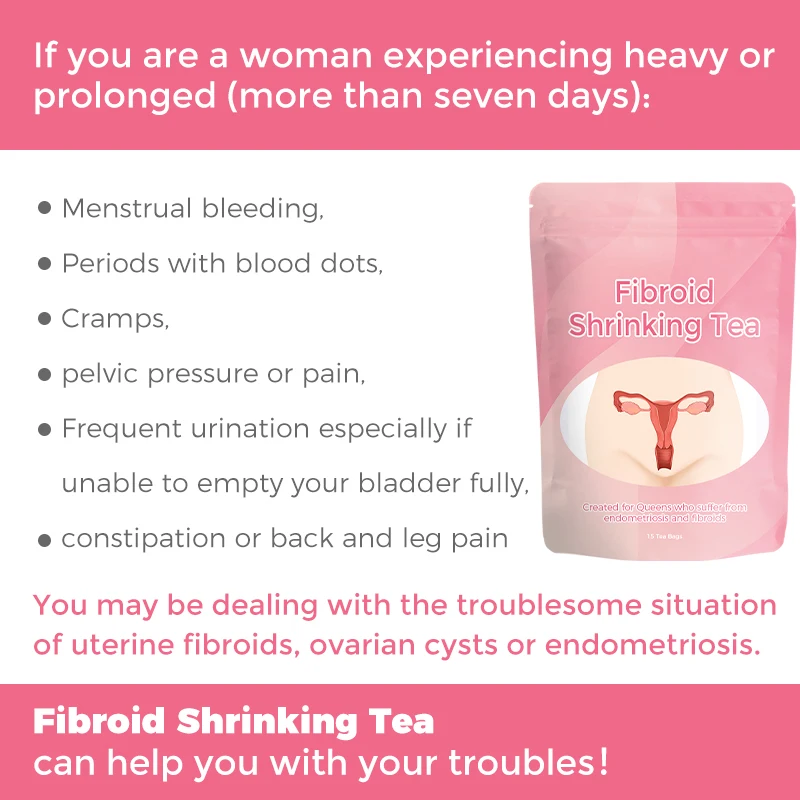 Custom Fibroid Shrinking Support Female Fertility Health Womb Detox Tea ...