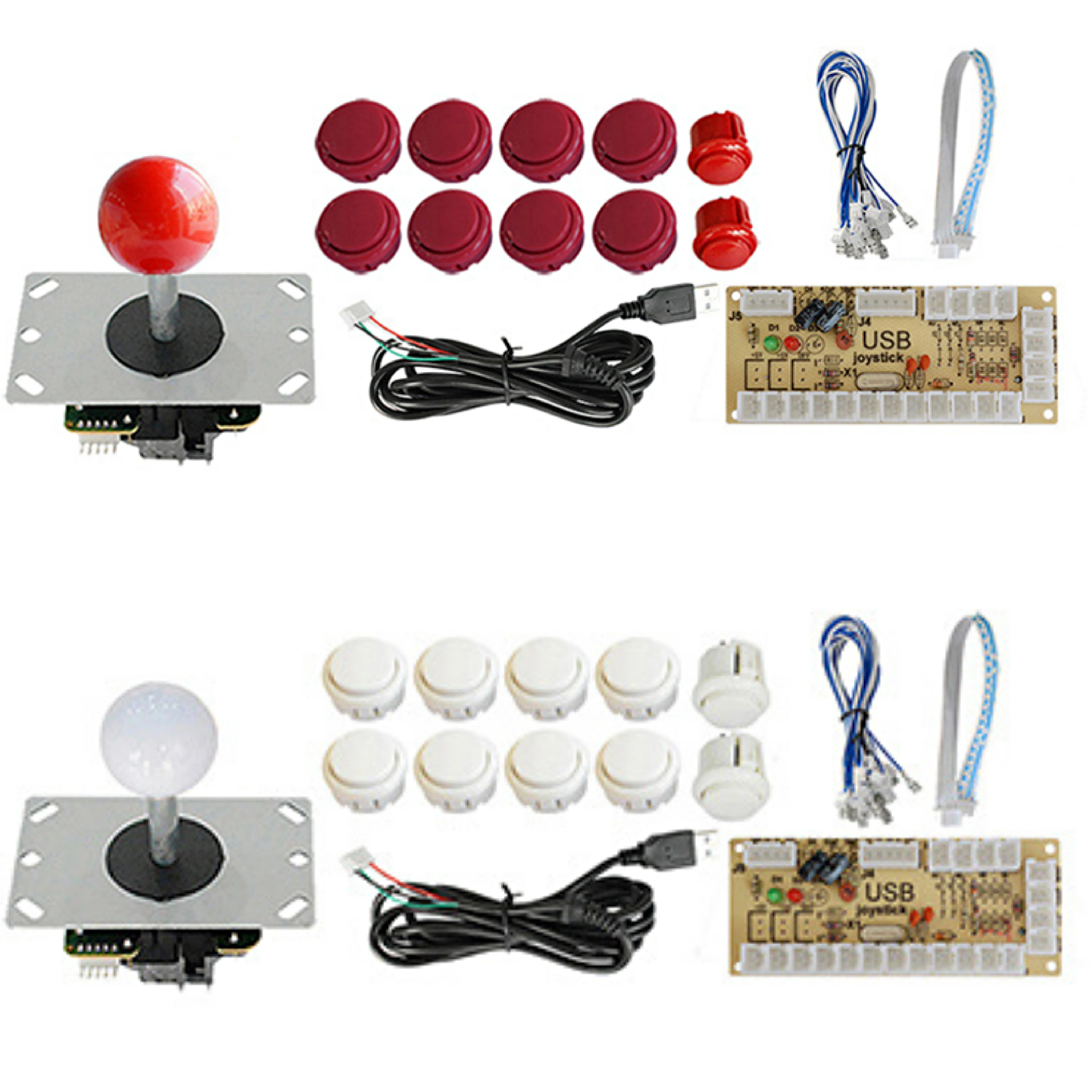 Good Selling 2 Players Arcade Buttons And Joystick Diy Gaming Kit For  Raspberry Pi - Buy Gaming Kit,Game Machine Kit,Arcade Game Kit Product on  Alibaba.com