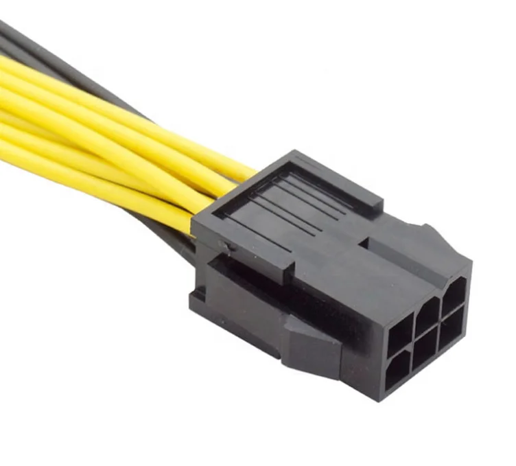 Блок питания для видеокарты 6-контактный разъем на двойной 8-контактный штекер 6 + 2-контактный Удлинительный кабель 6P 8P одна точка два передачи и