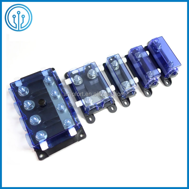 Bolt On 2 Way AMG Mega Fuse Holder For ANM 40-500A Bolt Down Automotive Fuse