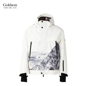 Mens Windbreak Waterproof Jacket Winter Printed Super Warm New Model XL Size Hooded Collar Fur Decoration Breathable Thin Woven