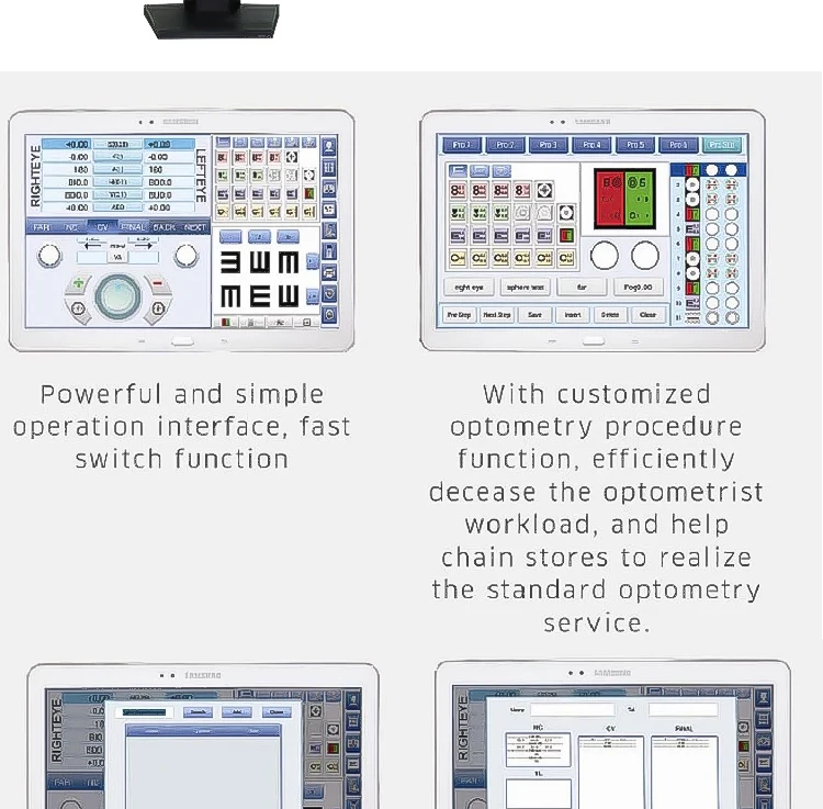 Eye Examination Machine CV-7600 Ophthalmic Equipment Auto Phoropter