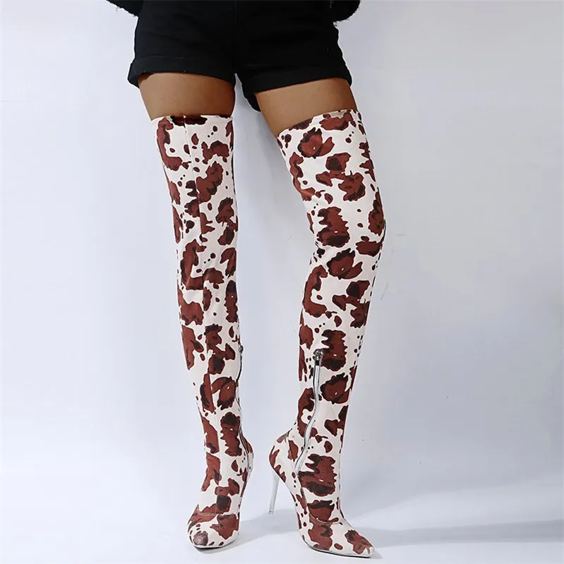 trendy thigh high boots