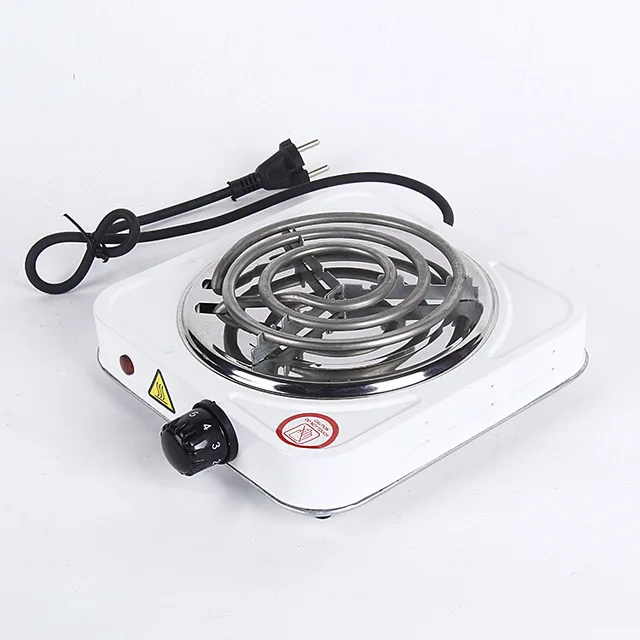 1000W Single-Tube Electric Stove, Household Square Electric Hot Plate, Efficient Stainless Steel High Electric Burner