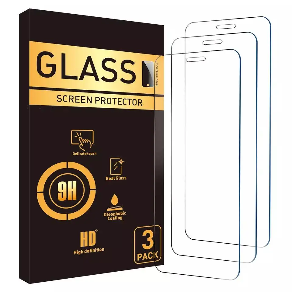 Nd 3 2 Pack 14 Pro Max 13 Compatible 12 11 Tempered Protector 0.33mm