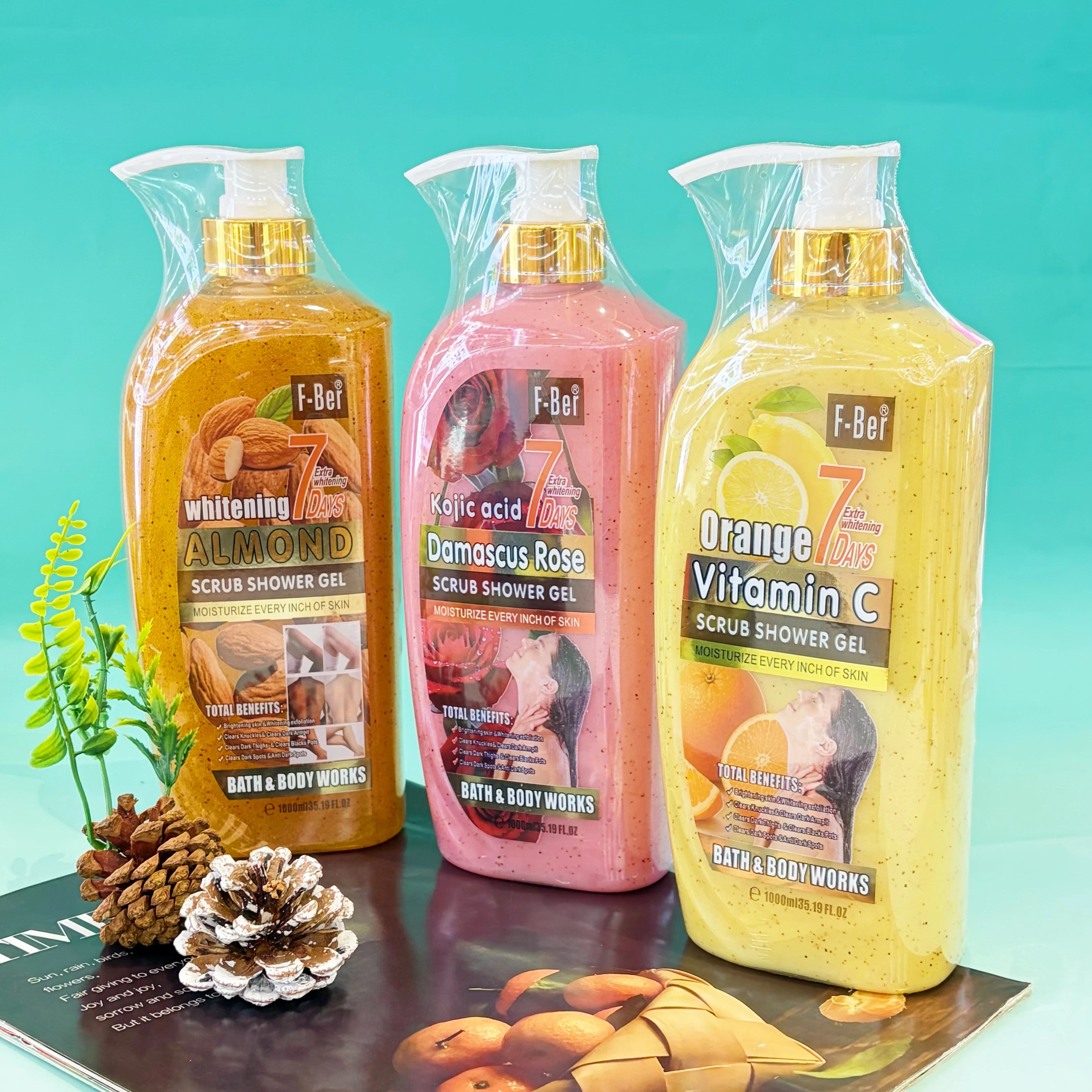 glutathione scrub R&D Duo Milk and Glutathione Shower Scrub – beautynichegh main image 0