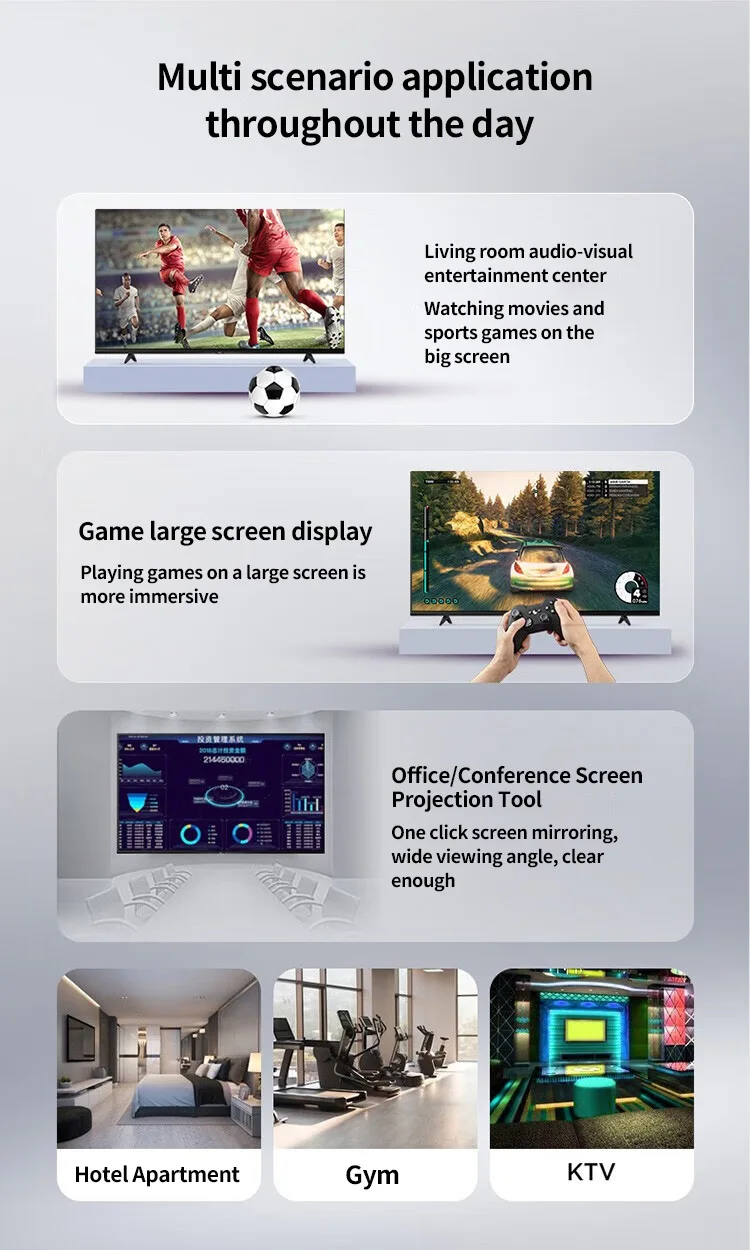 原装制造商工厂智能迷你Qled电视接受定制发光二极管32 43 50 55 65 75 85英寸2k 4k 8k安卓智能