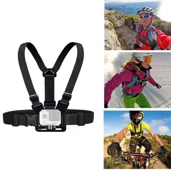 Kaliou  G111 Hot Sale Elastic Adjustable Camera Chest Strap for Go Pro 7 6 5 4 3+ 3 2 1 Xiaoyi Action Camera Accessories detail image