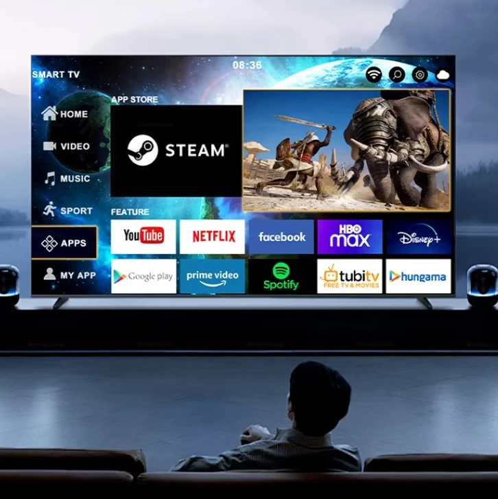 Factory Customized System 40/43/50/55 Inch High Quality Multiple Languages Android Smart LED TV