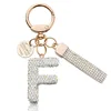Letras de diamantes plateados-f