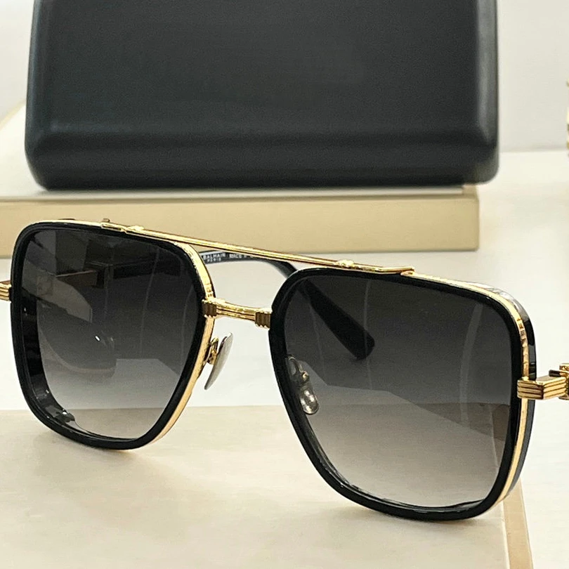2022 Top Luxury Brands Classic Square Sunglasses Oversized Uv