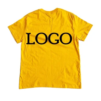 Cotton Custom Printing Logo Tee Stylish Regular Fit Team Activities Promotion Clothing Men's Graphic Activity T Shirts