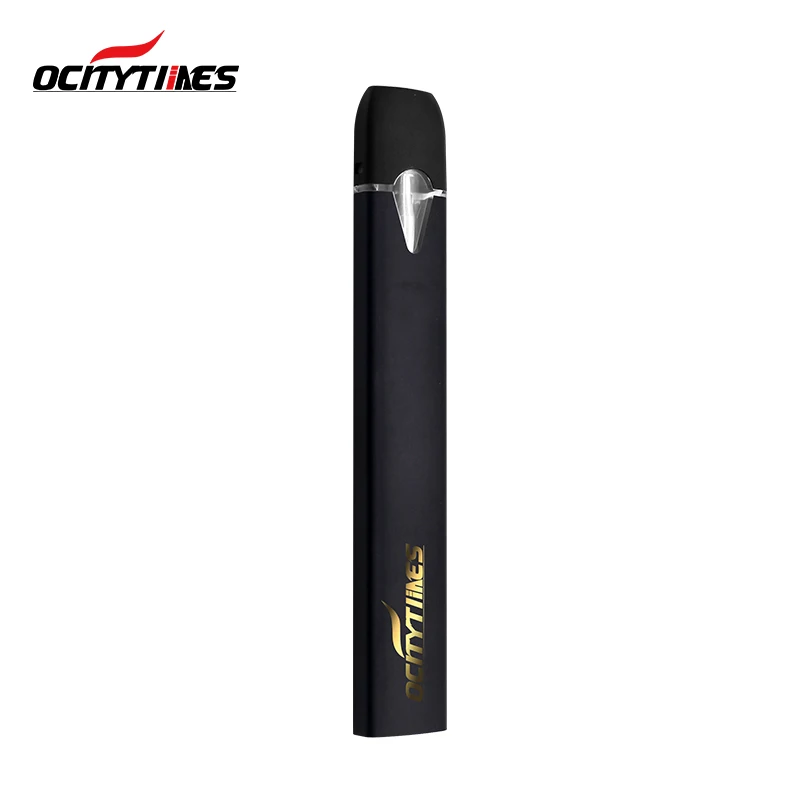 Private label rechargeable 280mAh vape pen pod accessories e- cigarette cbd 510 cartridge ceramic gold color